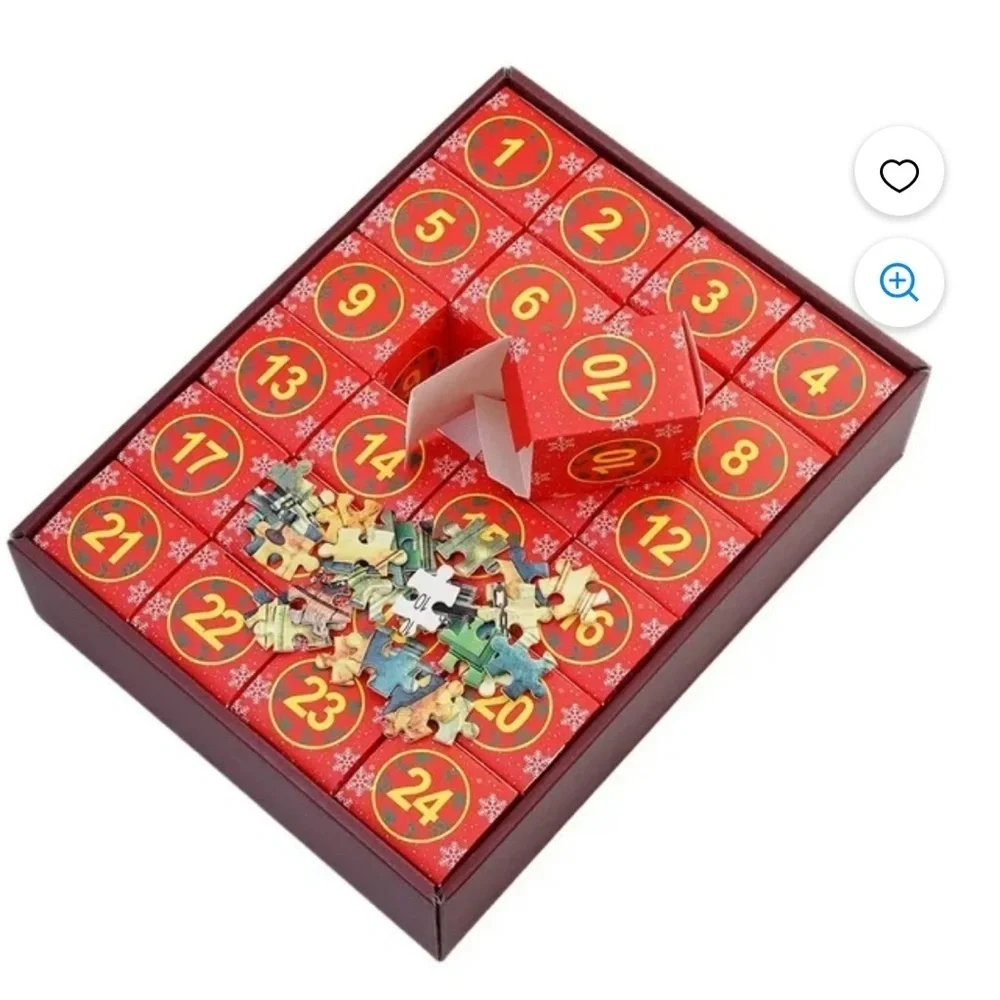 Advent Calendar Christmas Jigsaw Puzzle